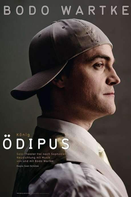In this solo adaptation, pianist and cabaret performer Bodo Wartke assumes all fourteen characters of Sophocles’ tragedy. Using only nine props and swift costume changes, he narrates Oedipus’s rise as Thebes’ saviour, his unwitting patricide, and the disastrous marriage to Jocasta, his mother and former queen.